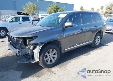2012 Toyota Highlander из США, поврежденный, VIN 5TDZA3EH4CS019513
